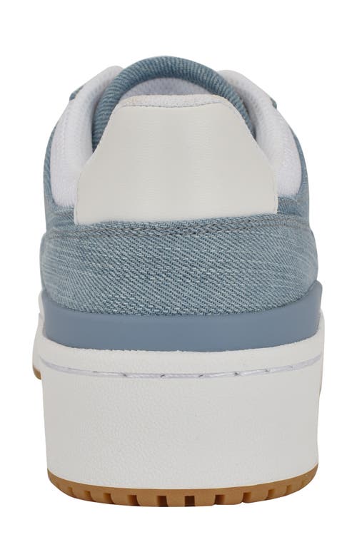 Calvin Klein Women's Women's Alondra Platform Sneaker In Medium Blue