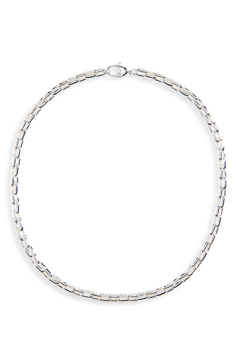 Éliou Lui Necklace, Main, color, Silver