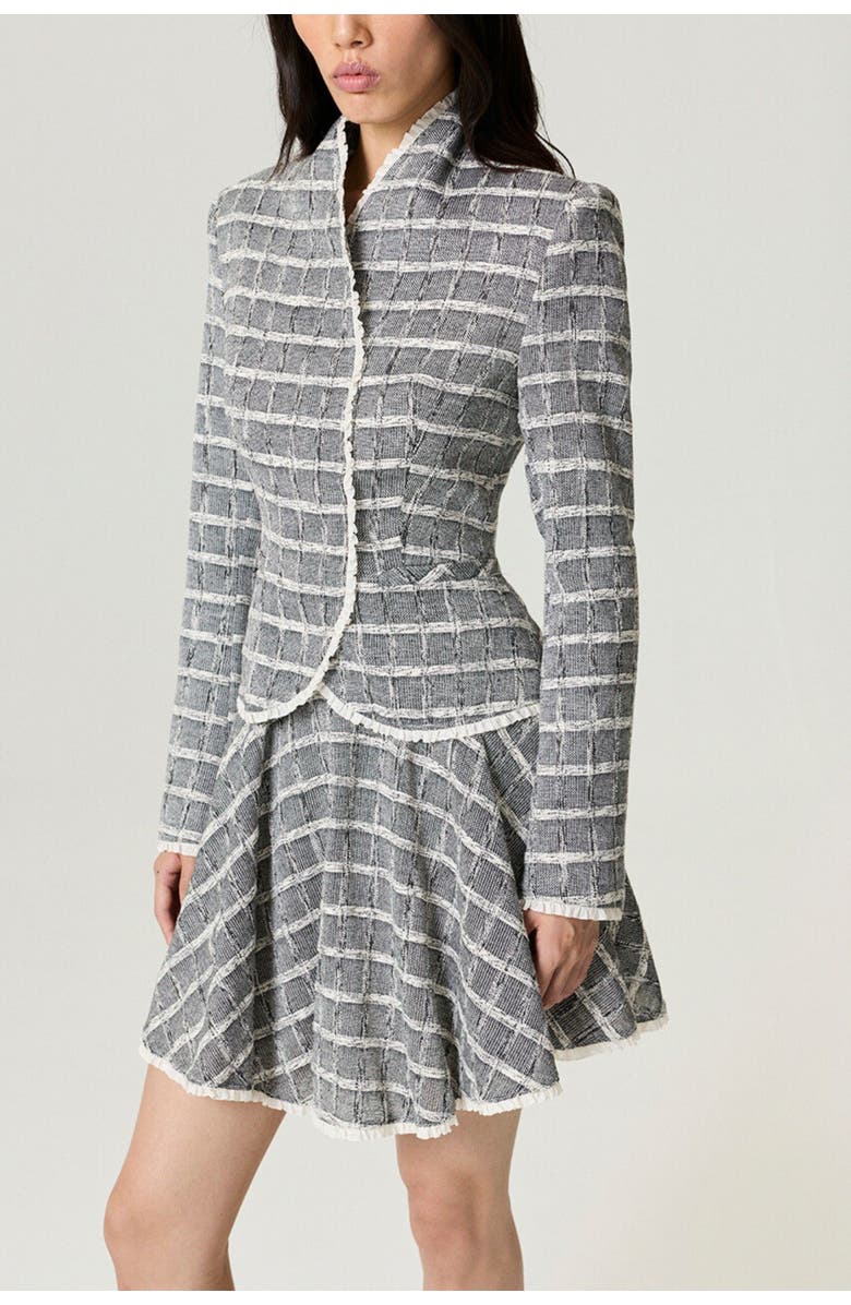 Nocturne Ruffled Hem Mini Skirt, Alternate, color, Multi-Colored