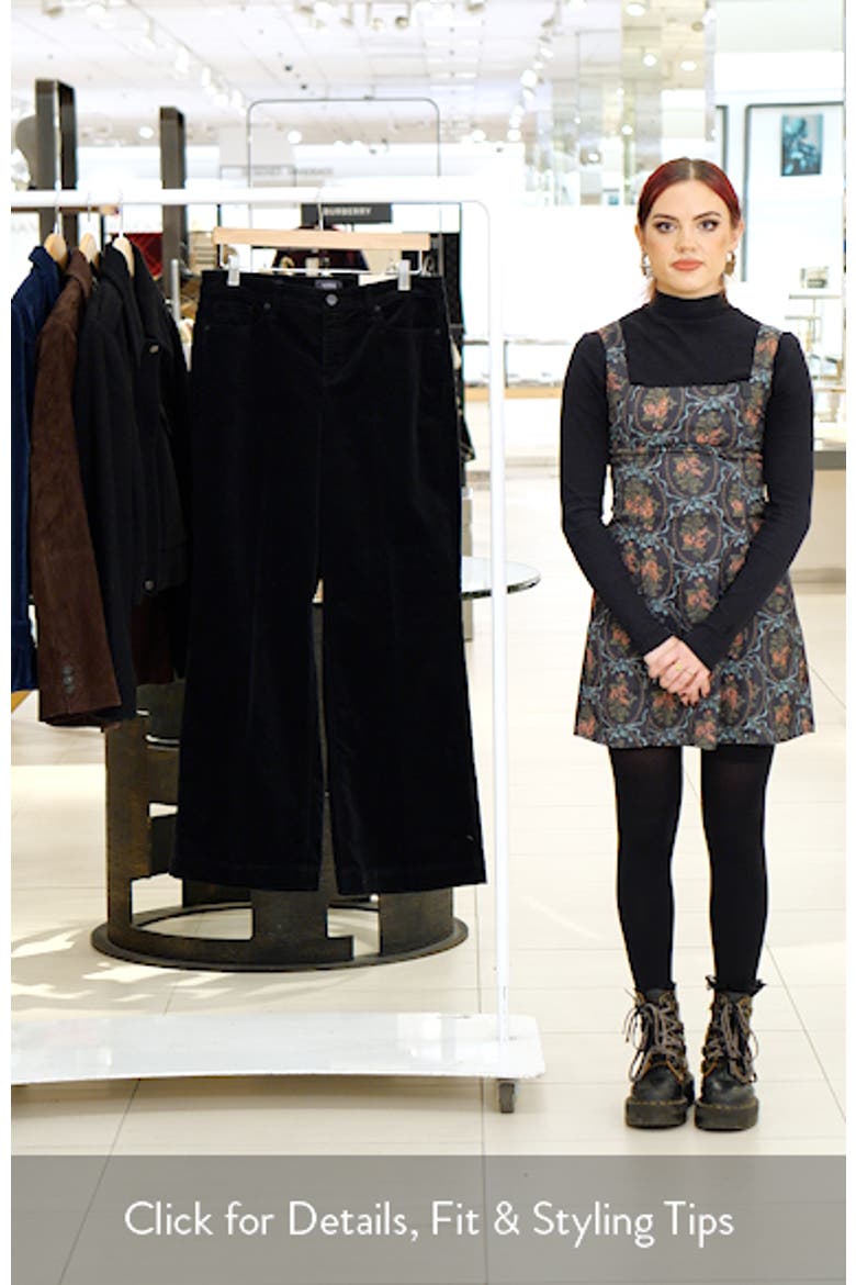 Teresa Wide Leg Corduroy Pants video
