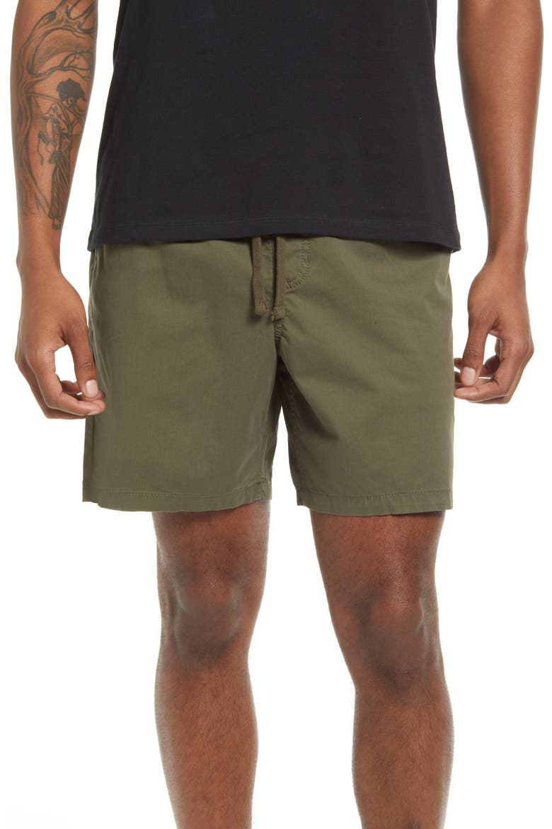 Men's Range Relaxed Stretch Cotton Shorts, Main, color, GRAPE LEAF