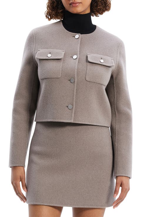 Wool & Cashmere Crop Jacket