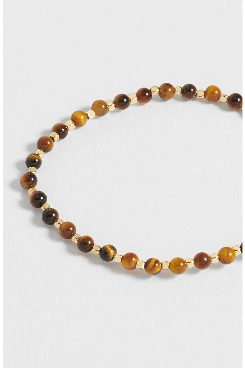Amelia Tiger's Eye Bracelet, Alternate, color, GOLD PLATED