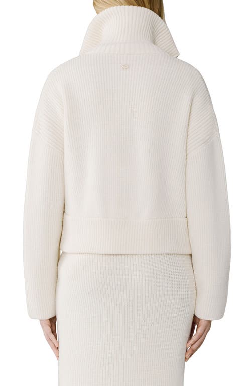 Soia & Kyo Noelle Rib Cardigan In White