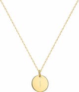 House of Frosted Initial Pendant Necklace
