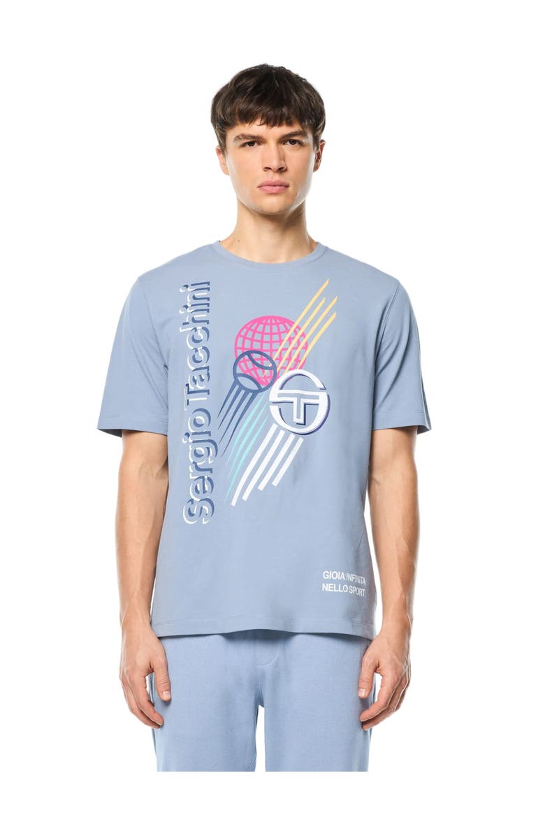 Giocare T-Shirt, Main, color, TROPOSPHERE HEATHER