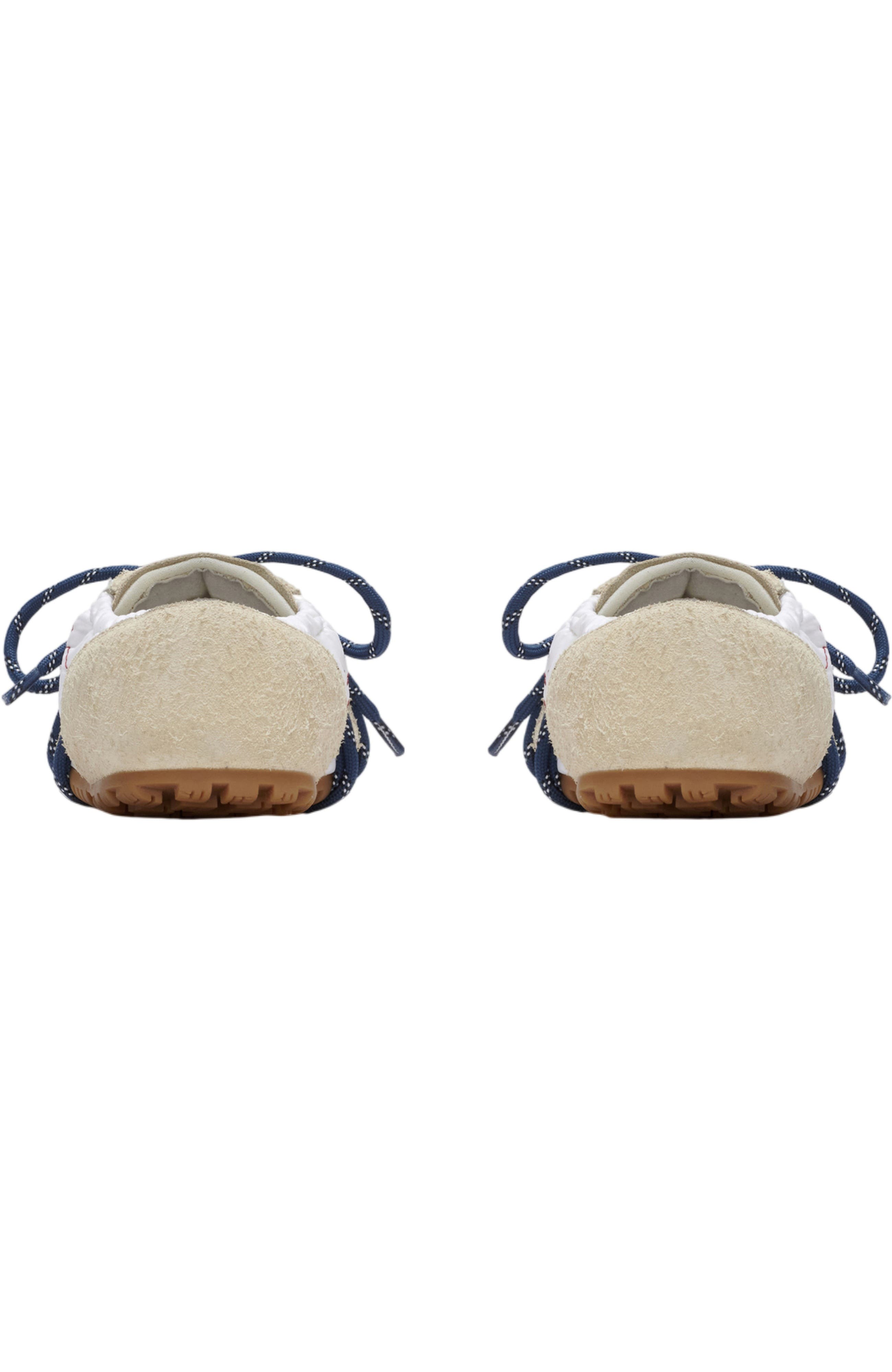 Racer 45 trainers in nylon and suede, Alternate, color, beige