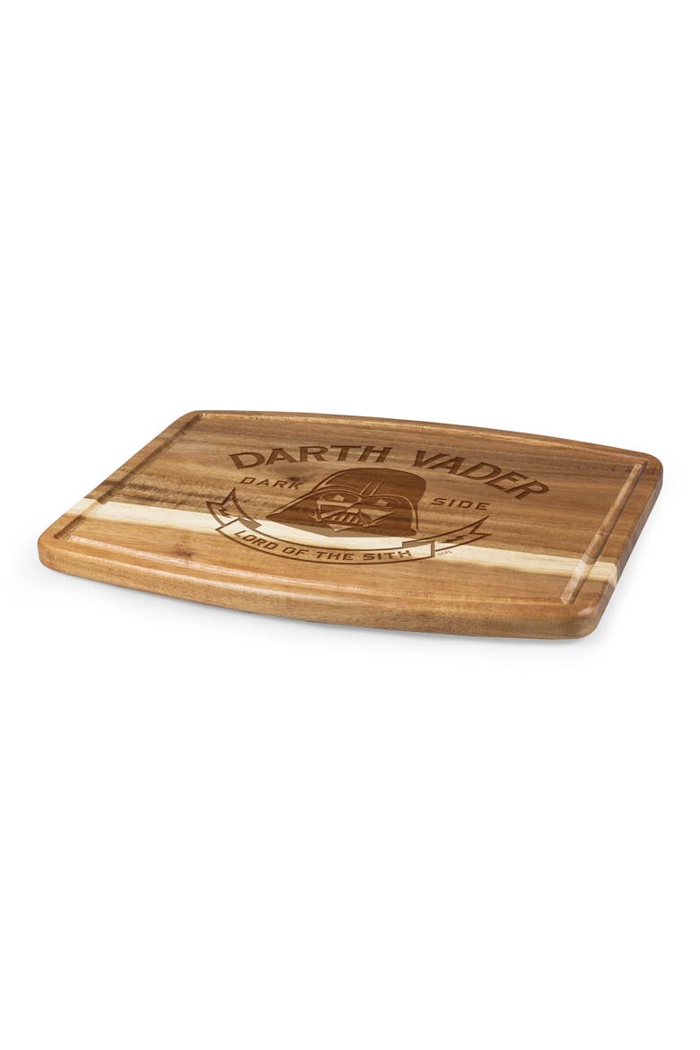 Star Wars™ Darth Vader Ovale Acacia Cutting Board, Alternate, color, BROWN/DARTH