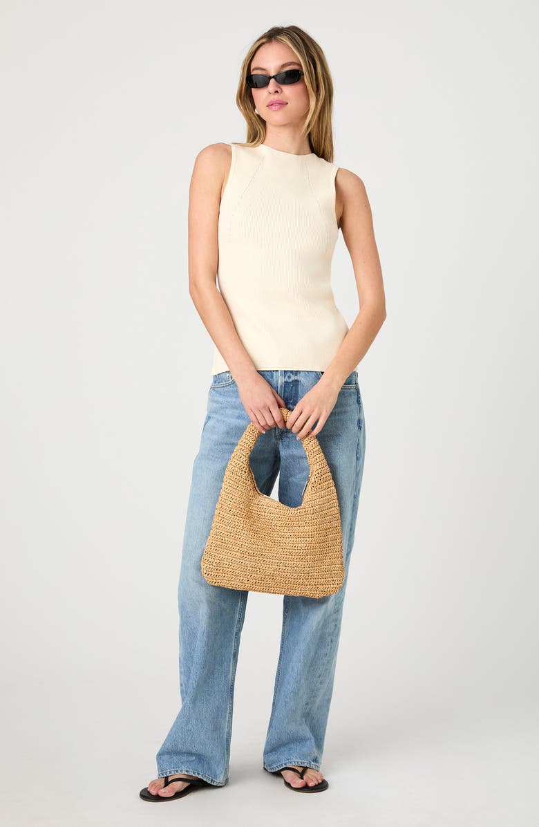 French Connection Mozza Sweater Tank, Alternate, color, Ecru