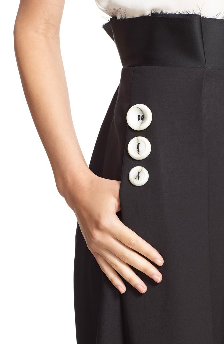 Ellery Star 80 Wide Leg Paperbag Pants, Alternate, color,