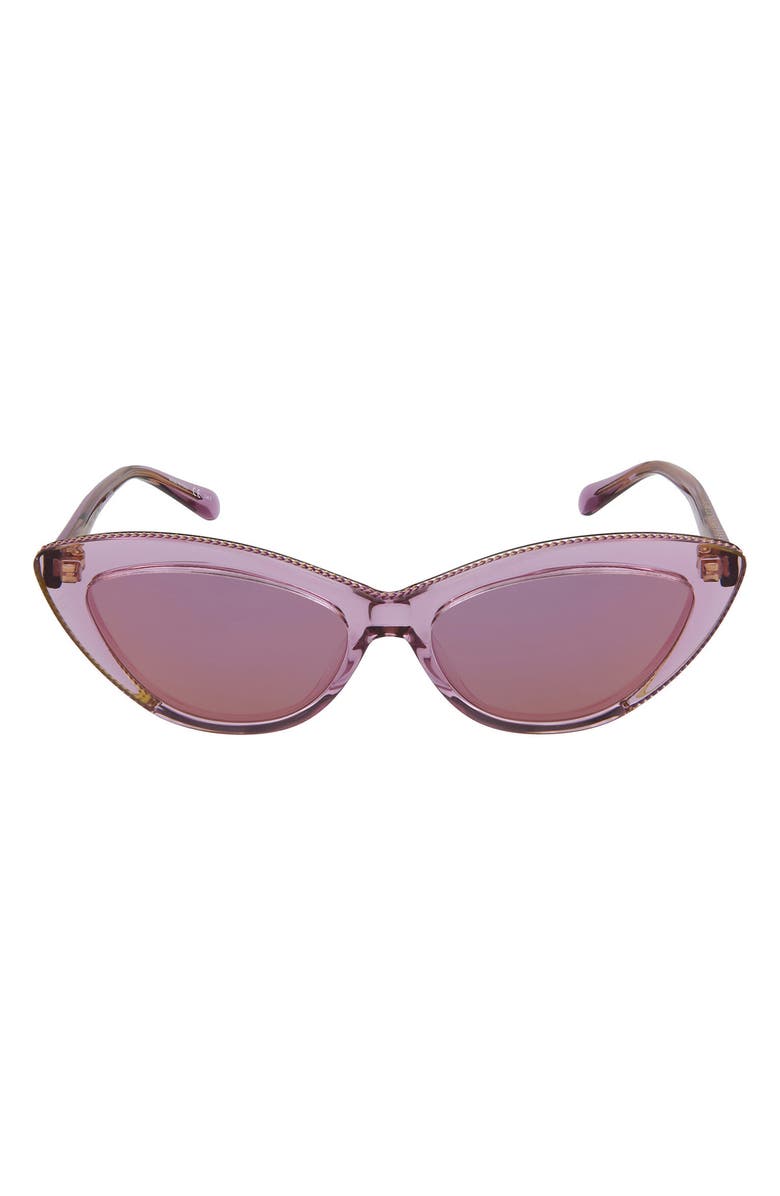 Stella McCartney 54mm Cat Eye Sunglasses, Main, color,