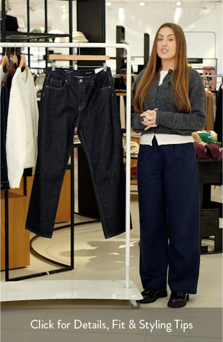 Brinley Mid Rise Straight Leg Jeans, sales video thumbnail