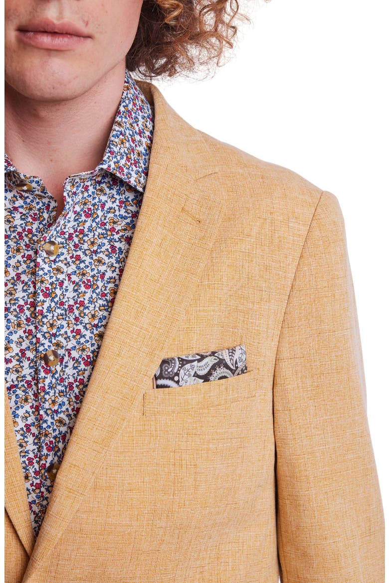 Dover Slim Fit Sport Coat, Alternate, color, MUSTARD MELANGE