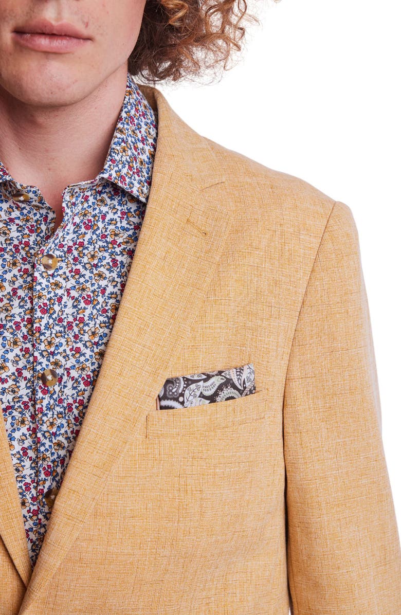 PAISLEY & GRAY Dover Slim Fit Sport Coat, Alternate, color, Mustard Melange