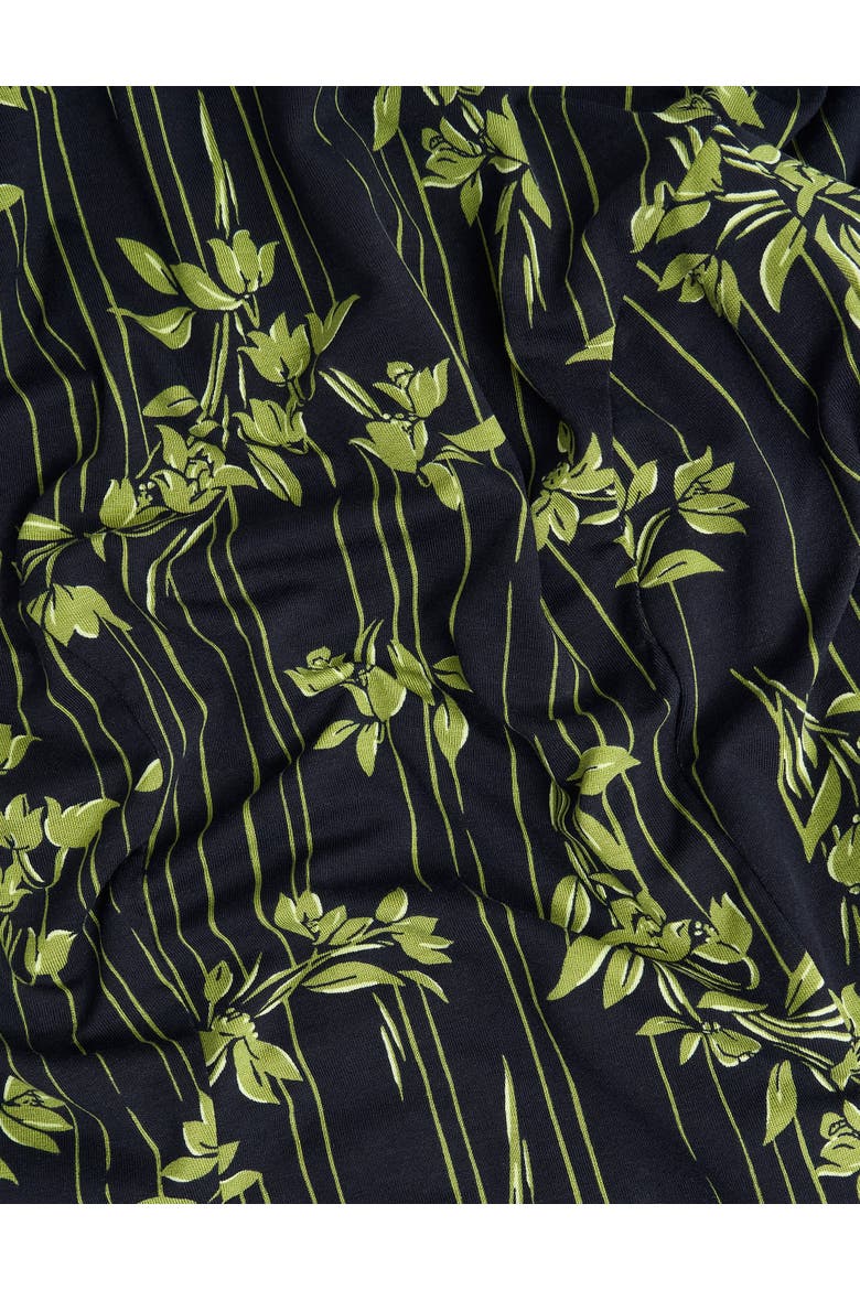 Alison Jersey Dress, Alternate, color, Navy Green