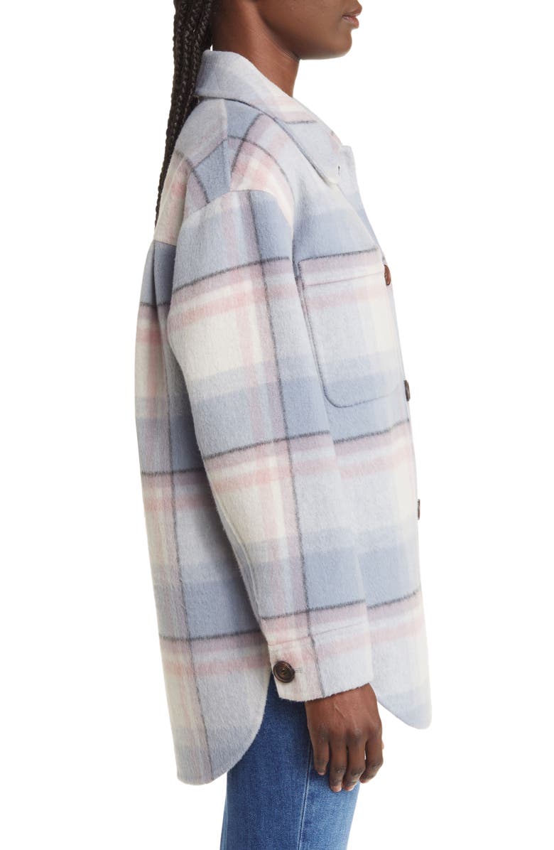 Rails Connie Plaid Wool Blend Shirt Jacket, Alternate, color, 