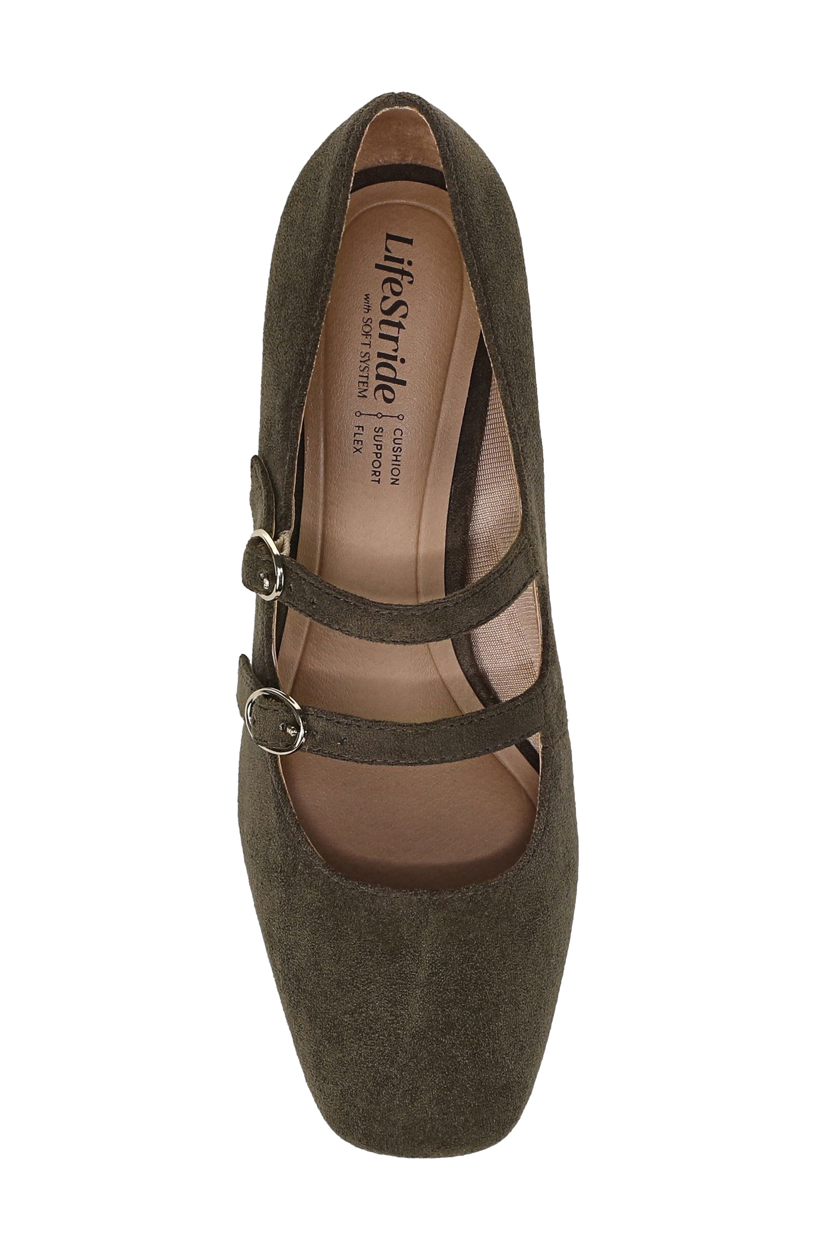 Claudette Mary Jane Pump, Alternate, color, ARMY GREEN
