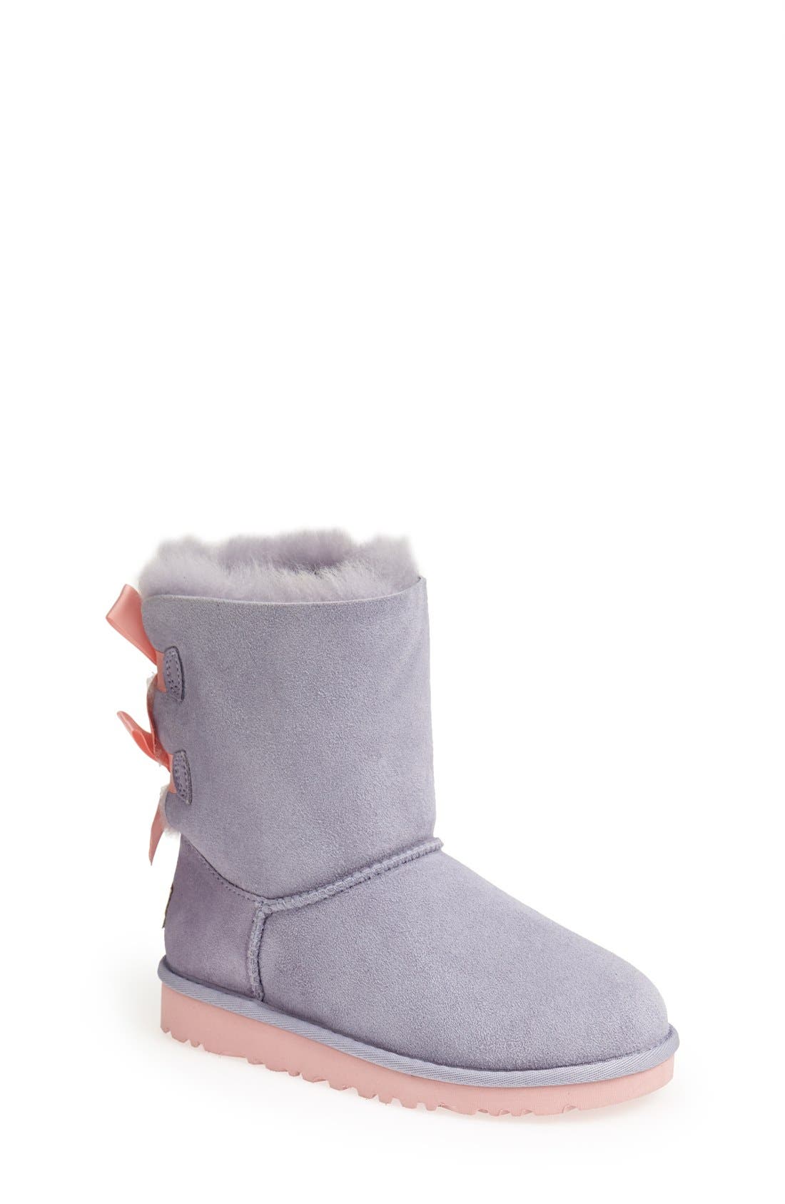 Bailey Bow Boot, Main, color, HEATHERED LILAC