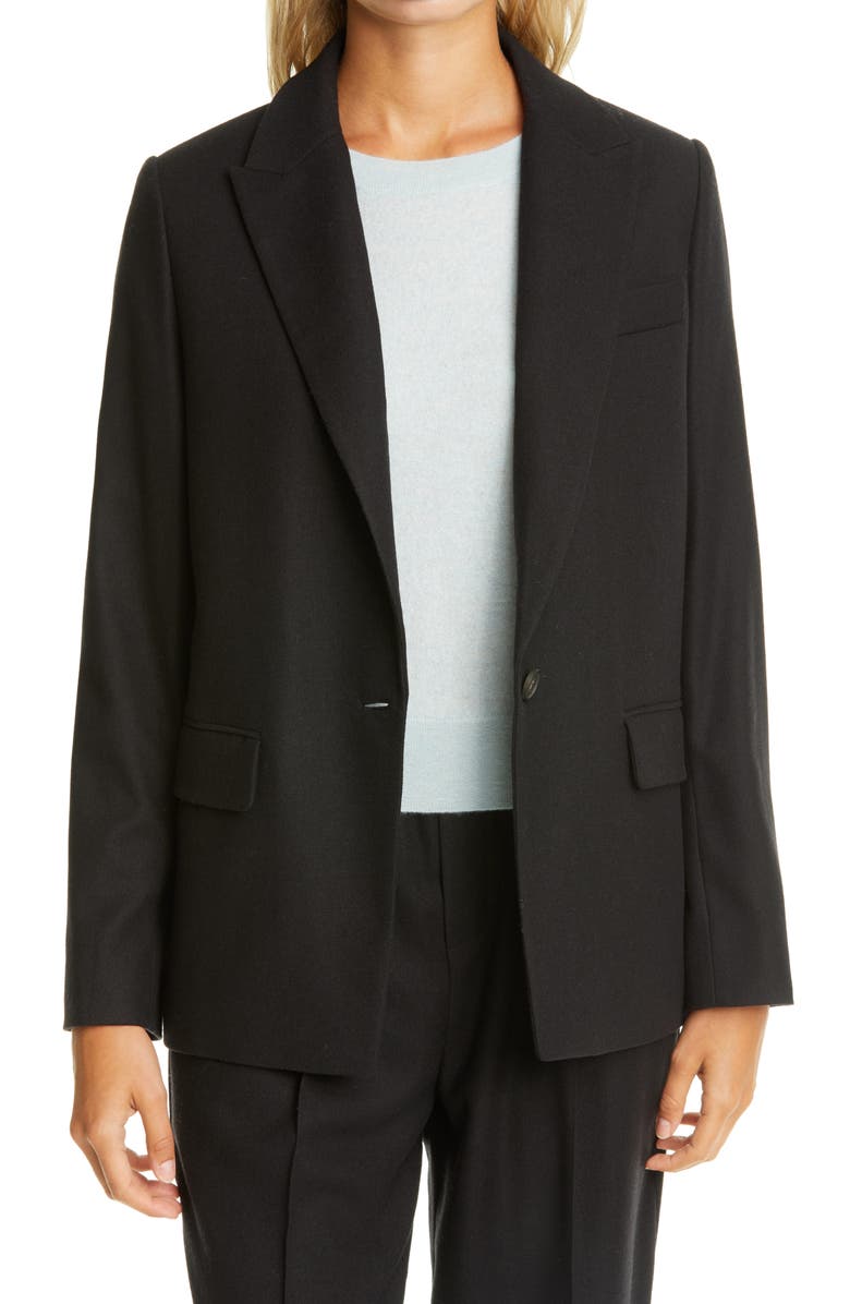 Vince Boyfriend Flannel Blazer, Main, color,