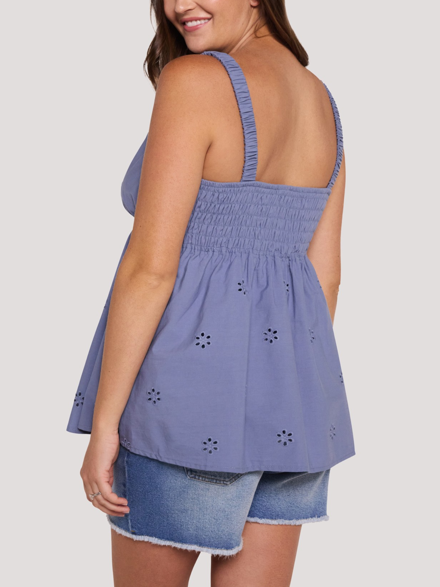 Scrunch Strap Woven Cami - image 4