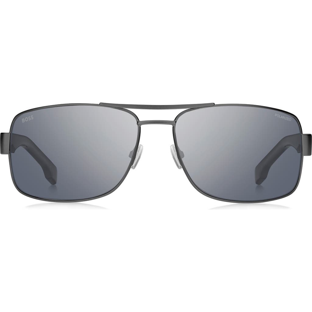 Hugo Boss Boss 62mm Oversize Polarized Navigator Sunglasses