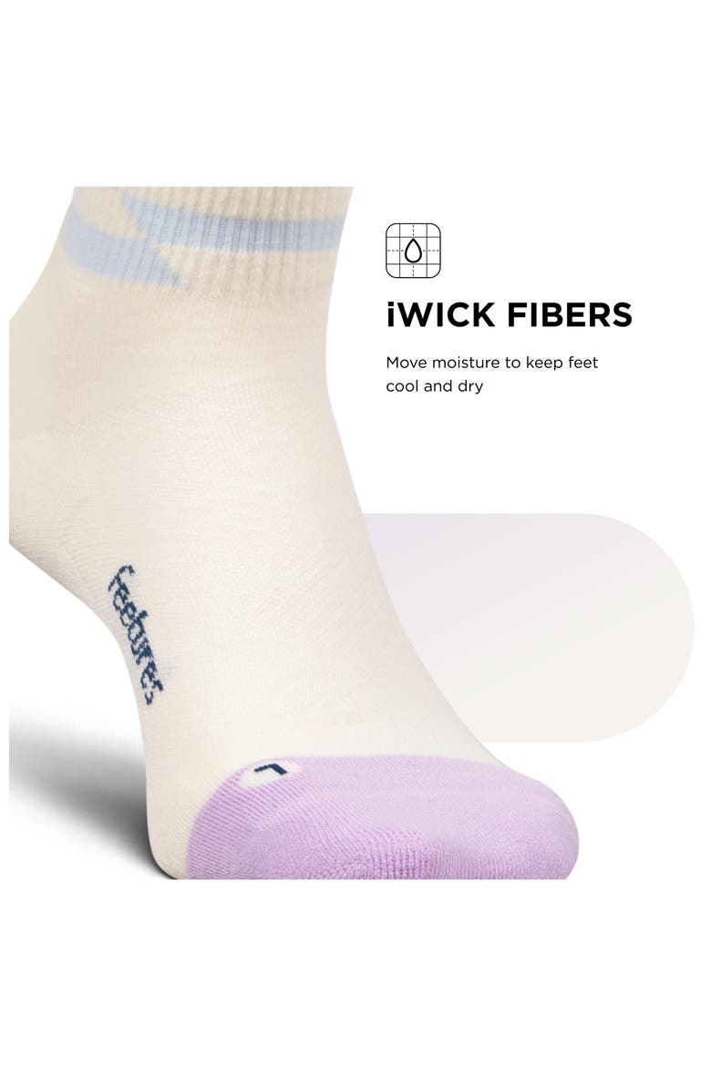 Elite Max Cushion Quarter Sock Athletic Running Socks, Targeted Compression, Moisture Wicking, Alternate, color, Soft Track