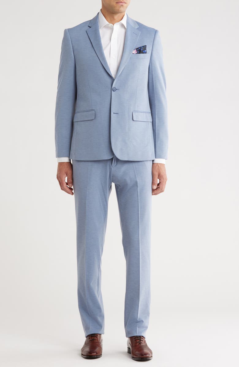 Solid Jersey Suit Jacket