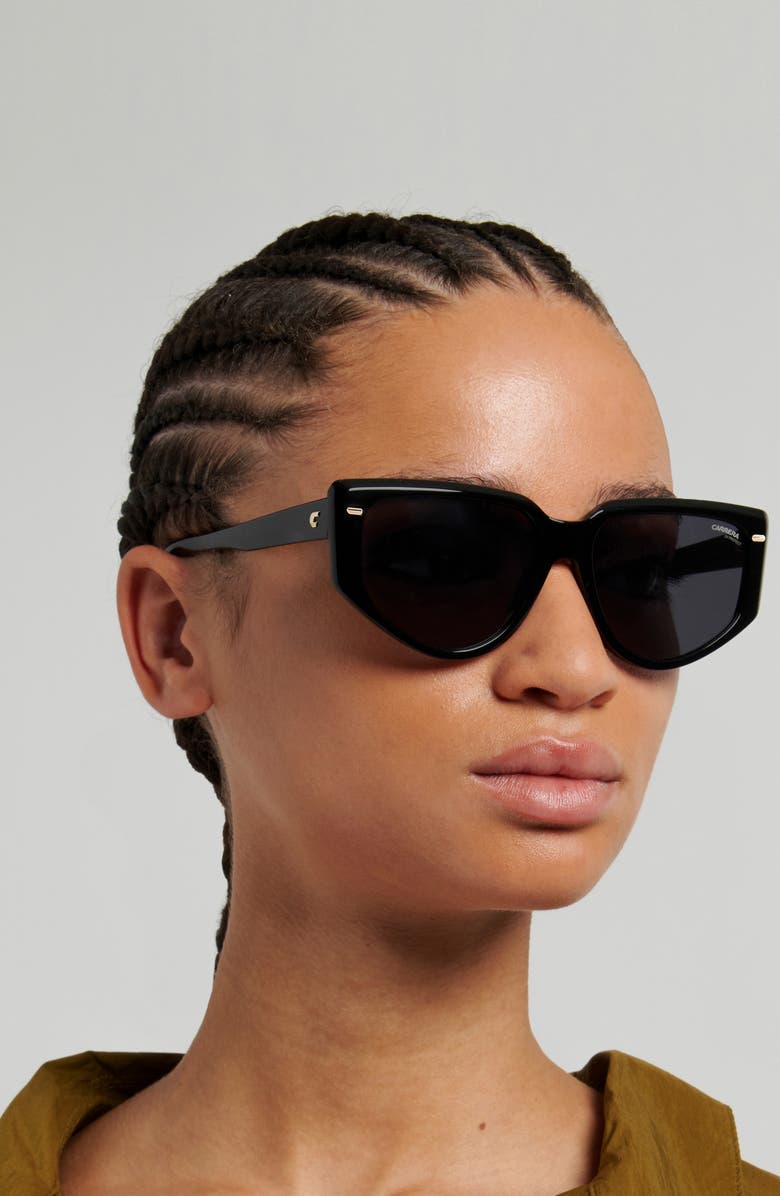 Carrera Eyewear 57mm Rectangular Sunglasses, Alternate, color, 