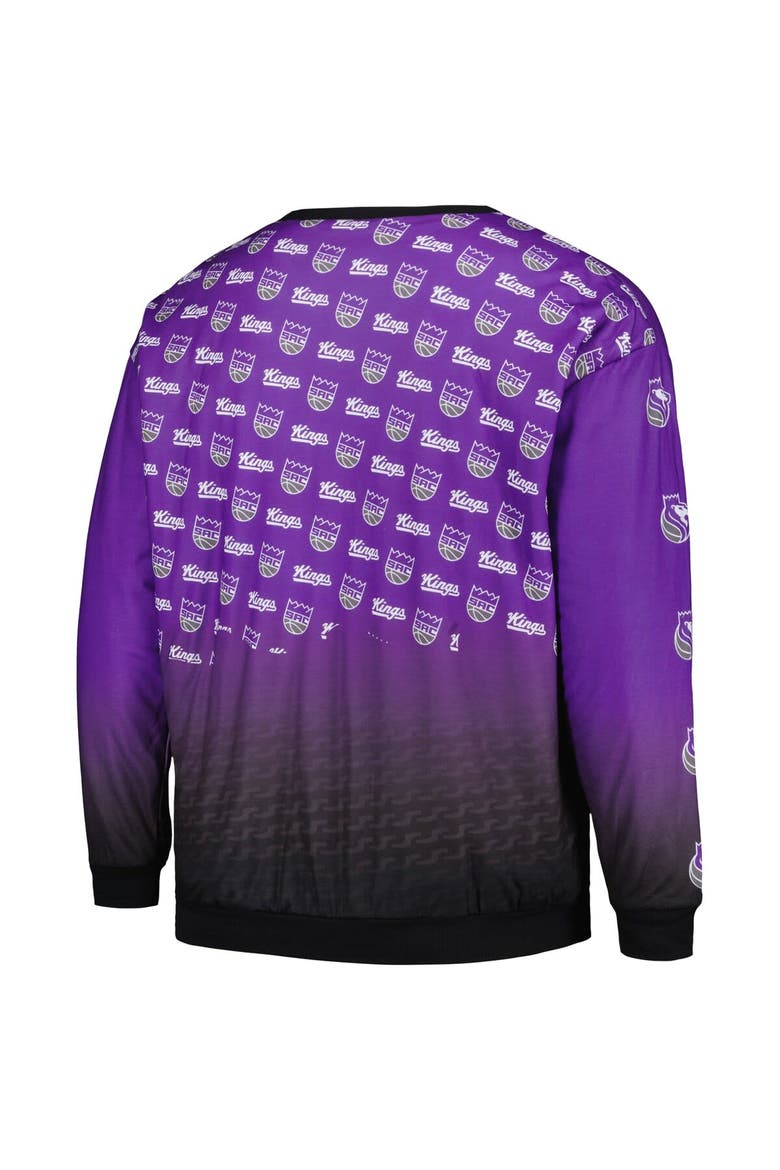 Unisex Stadium Essentials Purple/Gray Sacramento Kings Full Capacity Reversible Pullover Sweatshirt, Alternate, color, Purple