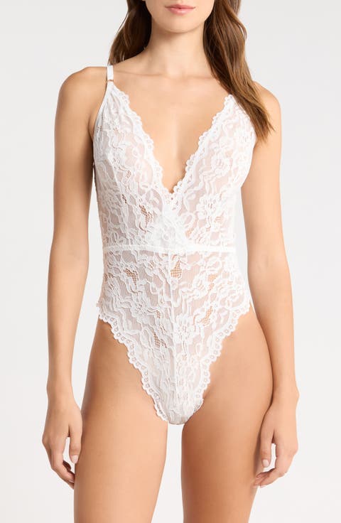 Plunge Lace Teddy