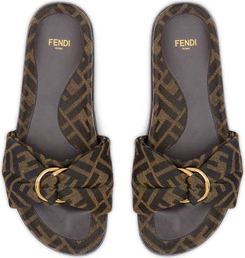 Fendi Feel Knotted Slide Sandal (Women) | Nordstrom