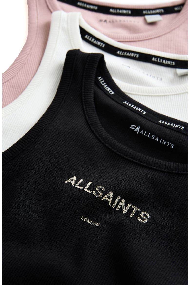 Kids' 3-Pack Assorted Logo Tanks, Alternate, color, WHITE
