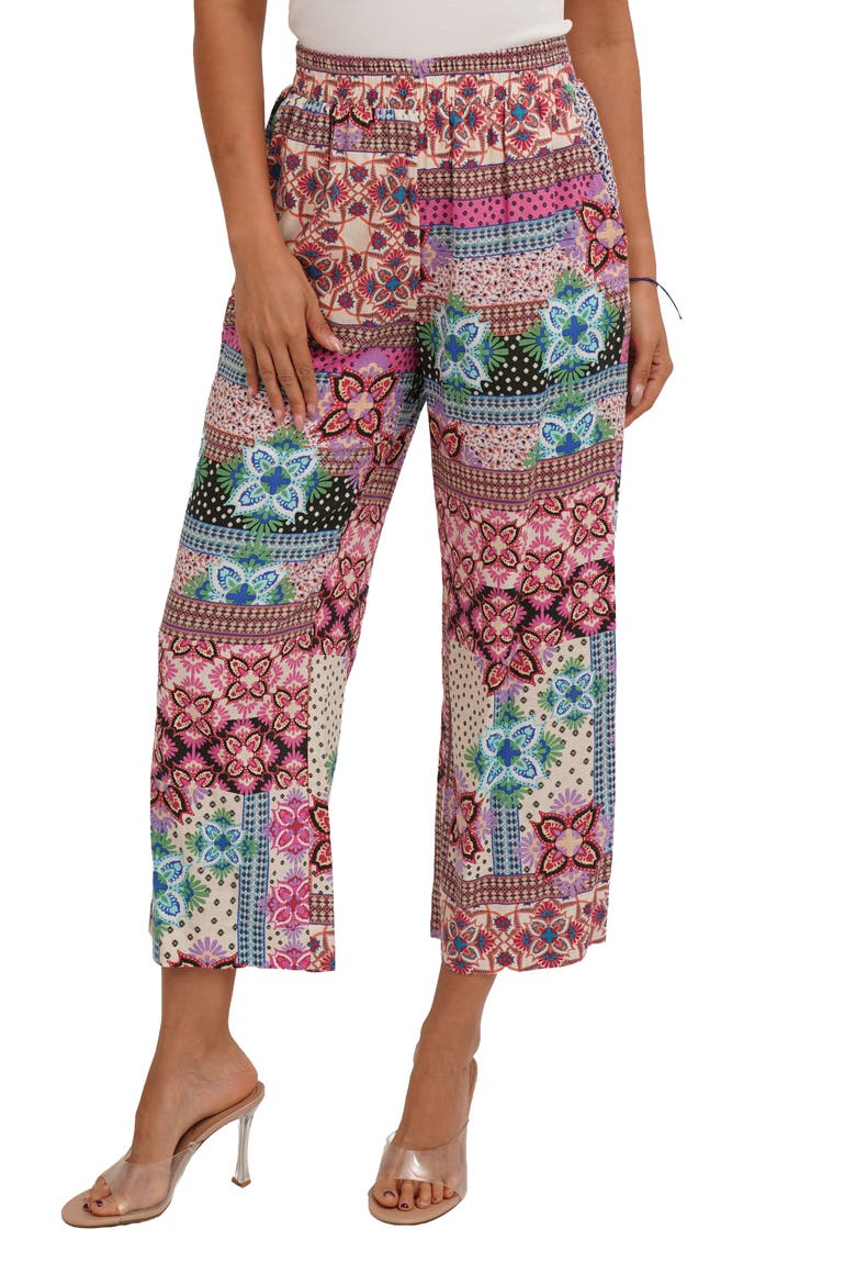Crop Pull-On Pants, Main, color, ARIEL