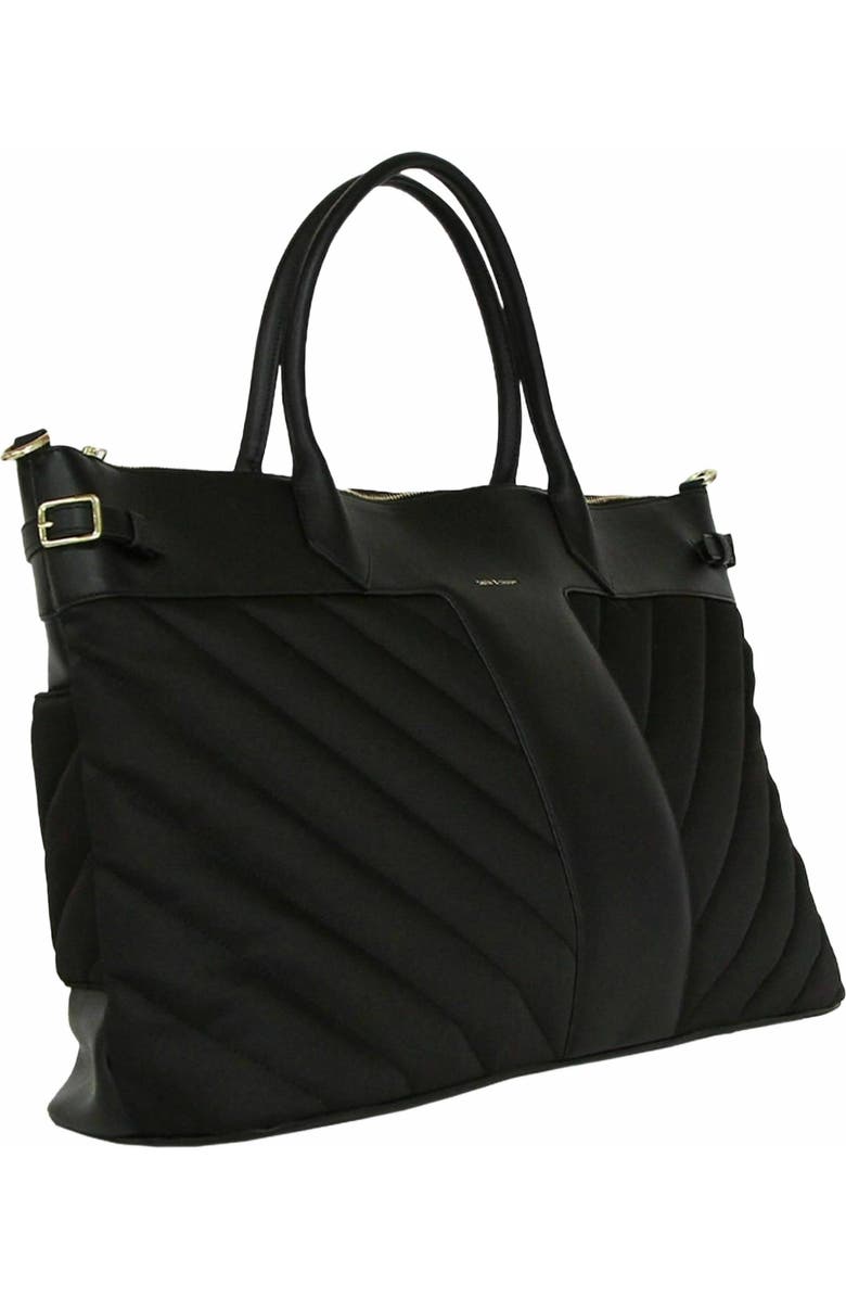 Belle & Bloom Meet Me in Paris Weekender Bag, Alternate, color, Black