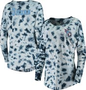 New Era Women's New Era Navy Tennessee Titans Tie-Dye Long Sleeve T-Shirt