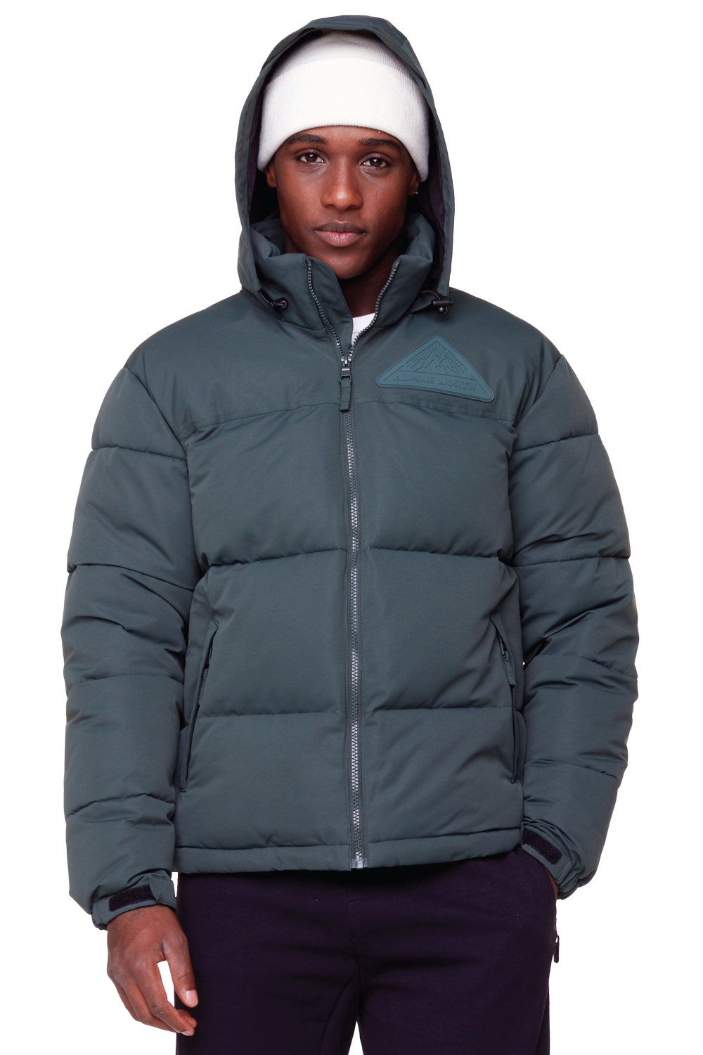 TUKTUT - Vegan Down Short Puffer Winter Jacket - image 5