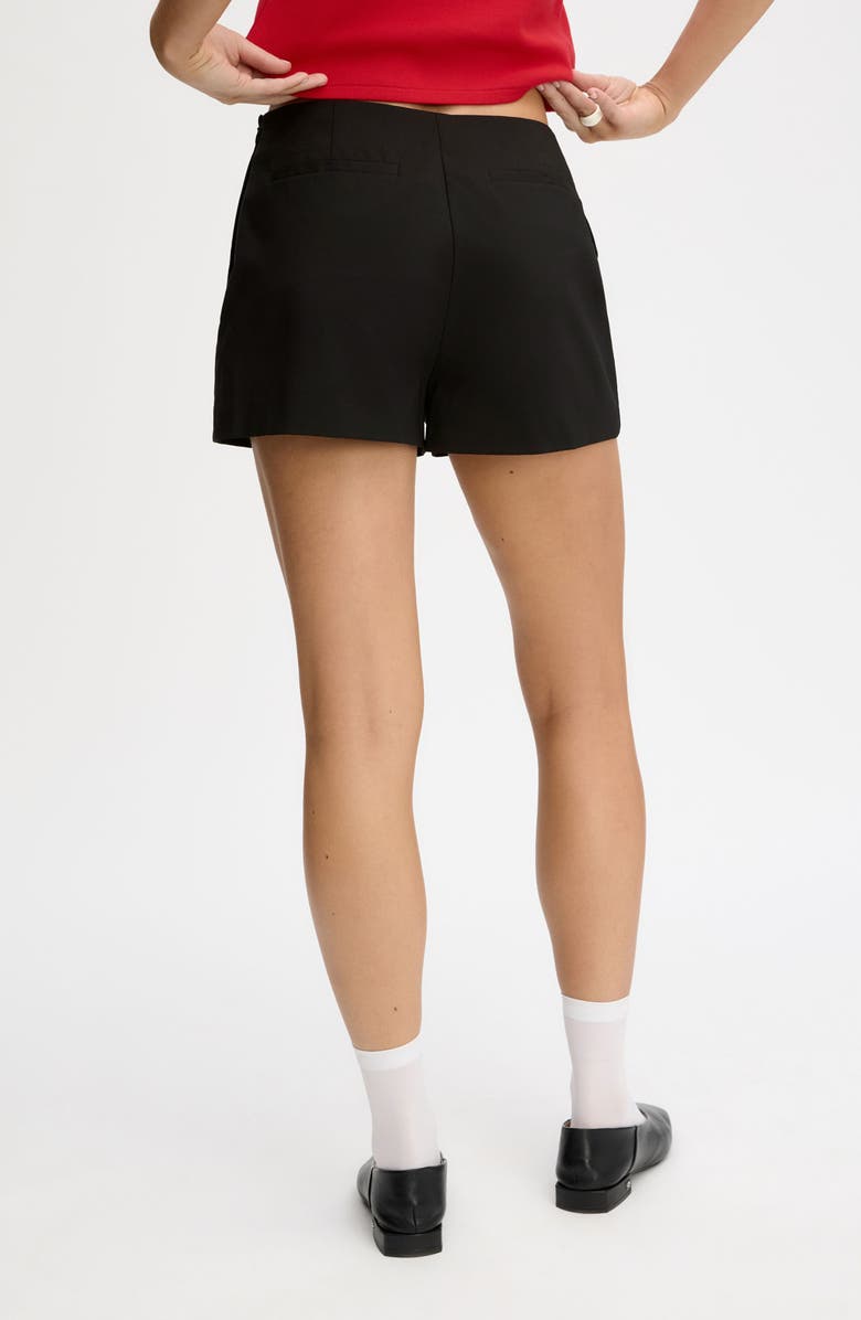 Sam Edelman Front Seam Shorts, Alternate, color, True Black