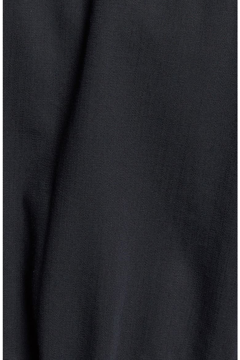 Draped Utility Jacket, Alternate, color, BLACK