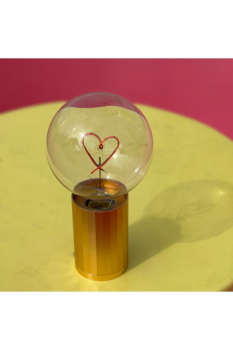 Heart Portable Table Lamp, Alternate, color, Gold