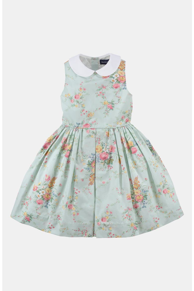 Floral Dress, Main, color, TURQUOISE MULTI