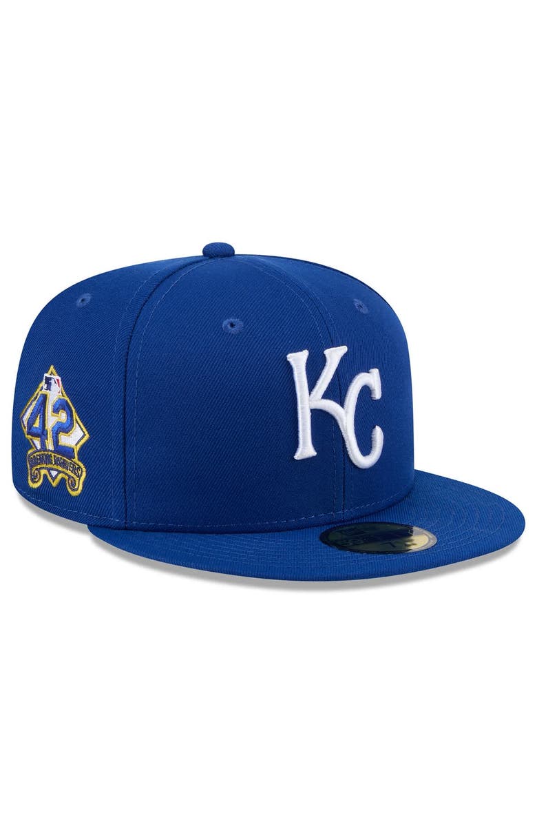 New Era Men's New Era Royal Kansas City Royals 2025 Jackie Robinson Day 59FIFTY Fitted Hat, Main, color,
