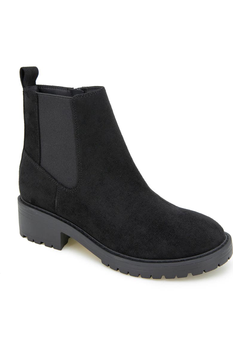 Kensie Kelsey Chelsea Boot, Main, color, Black