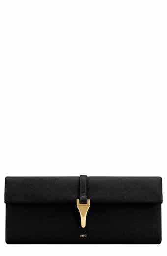 Zaria Pebbled Faux Leather Clutch
