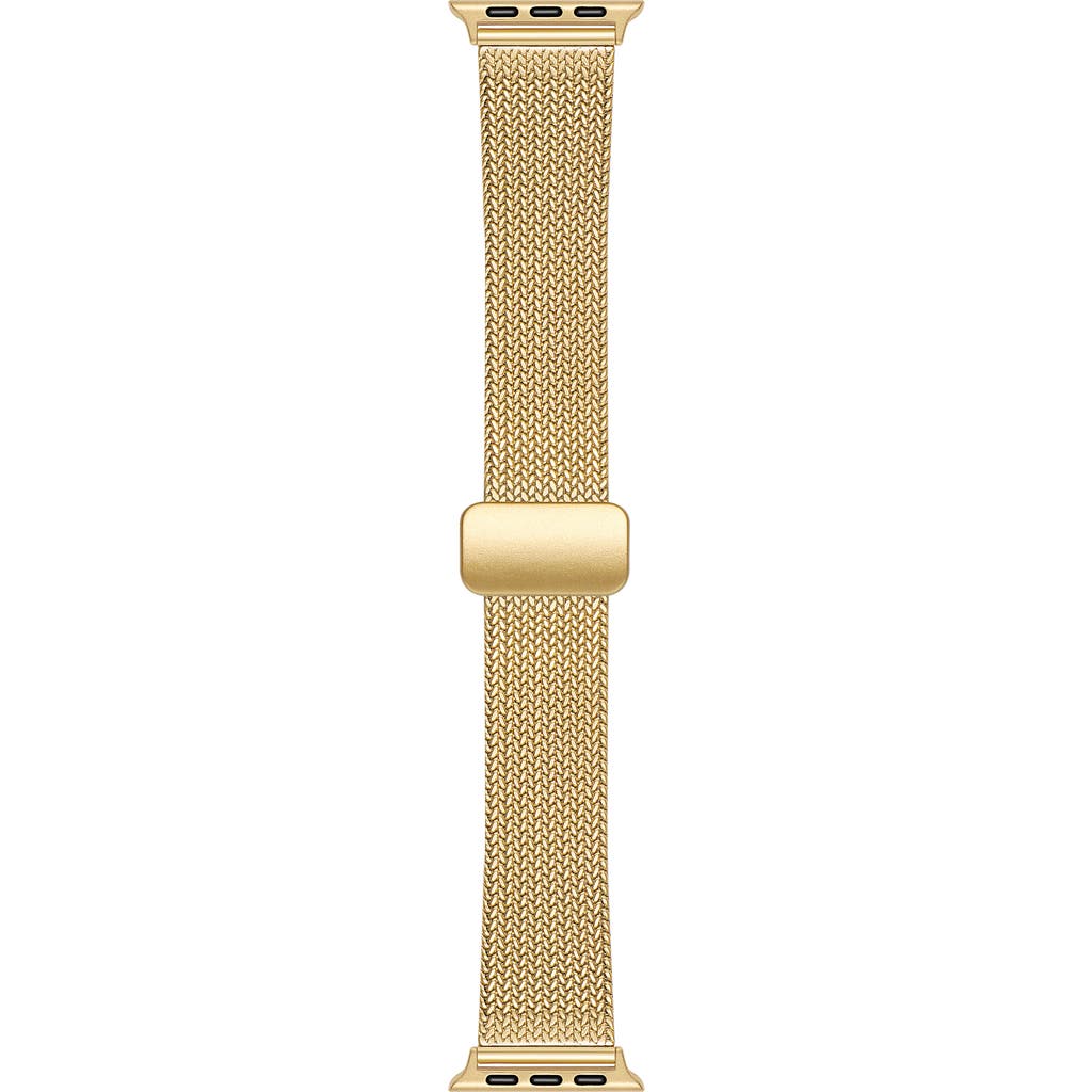 Posh Tech Stainless Steel Mesh Apple Watch® Watchband In Gold