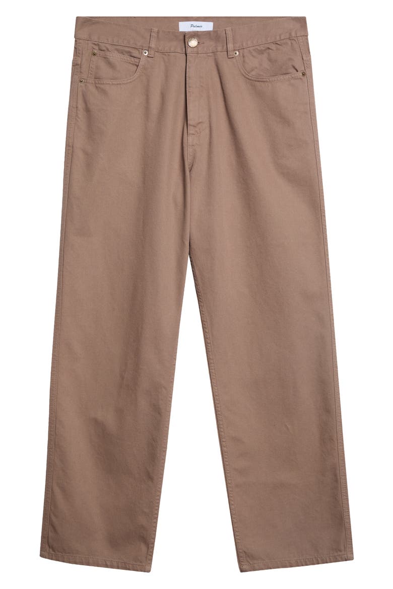 Coarse Cotton Twill Trousers, Main, color, FOSSIL
