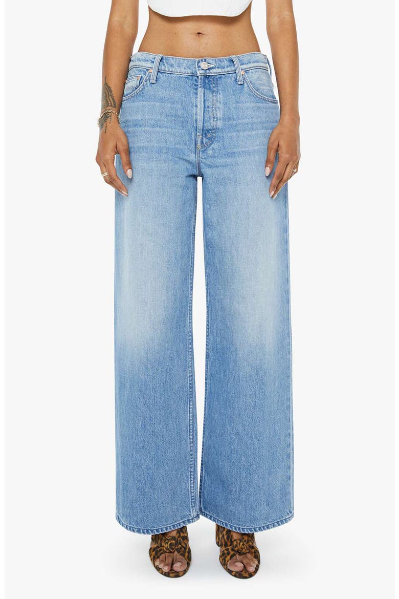 Lil Rerun Zip Sneak High Waist Wide Leg Jeans, Main, color, LAST BITE