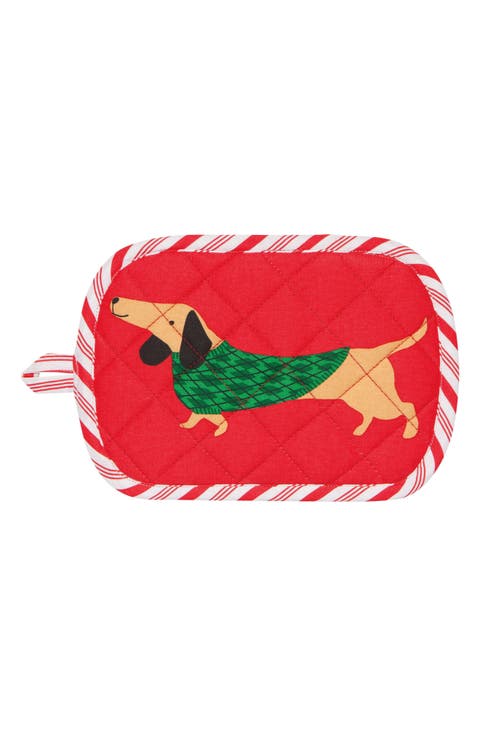 Holiday Hounds Potholder