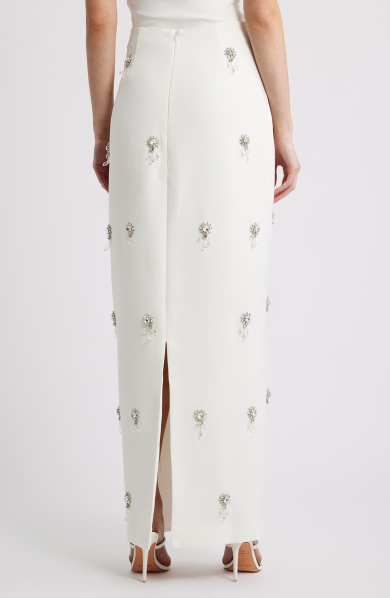 Odd Muse The Ultimate Muse Crystal Maxi Skirt, Alternate, color, White