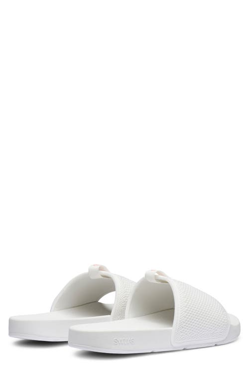 Swims Cabana Knit Slide Sandal In White