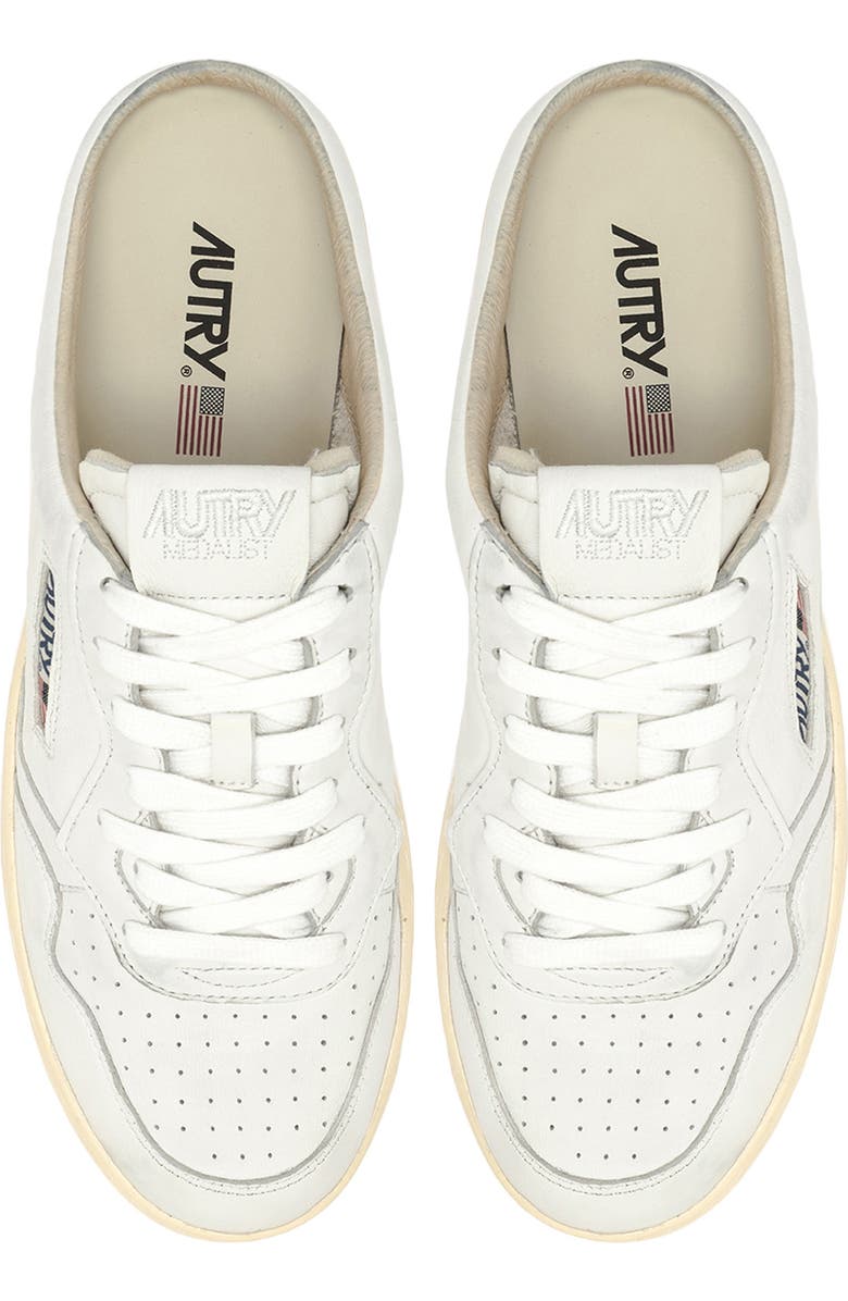 AUTRY Mule Low Sneaker, Alternate, color, Goat/ Goat White